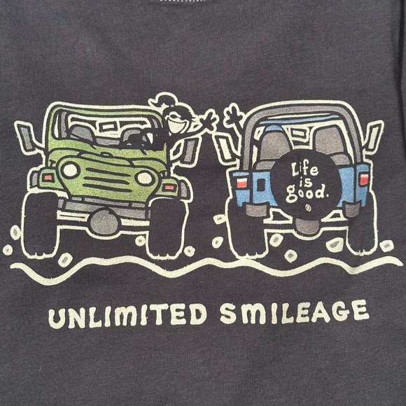 Life Is Good Women’s Long-sleeved Jeep t-shirt - Picture 1 of 4